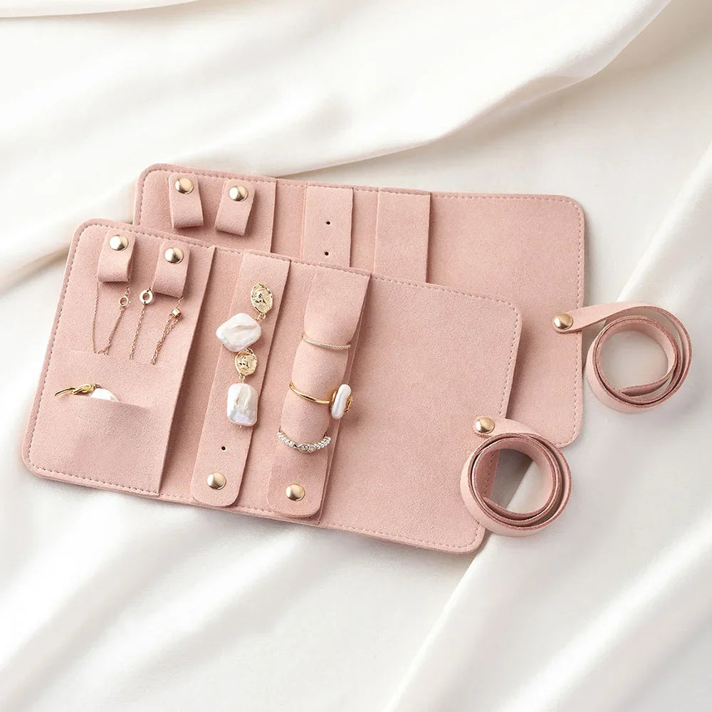 Pochette de voyage Odette - Pochette souple pour bagues et boucles d'oreilles - Garde Bijoux