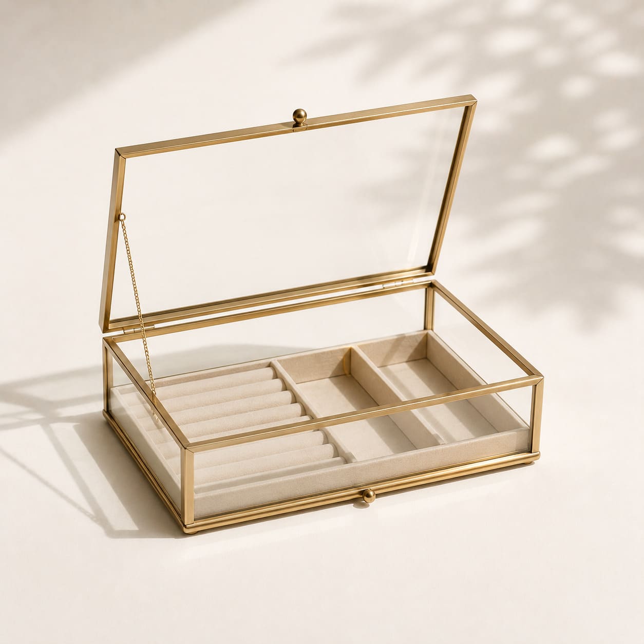 Boîtes à bijoux en verre