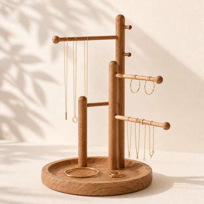 Porte-bijoux en bois