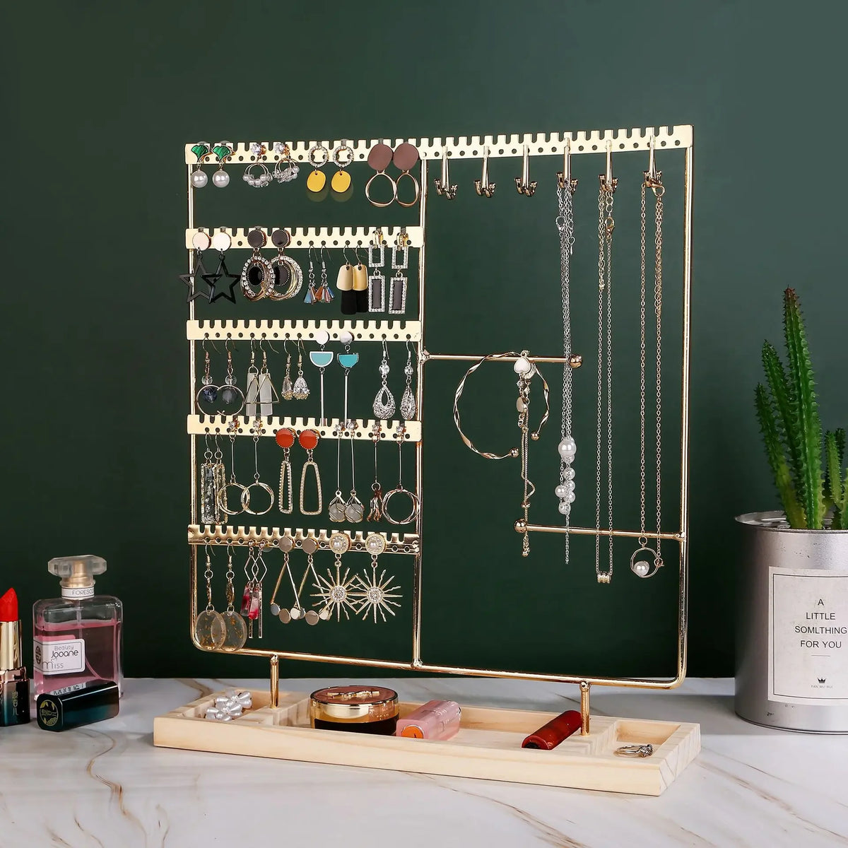 Porte-bijoux en métal - Structure métallique pour ranger les bijoux - Garde Bijoux