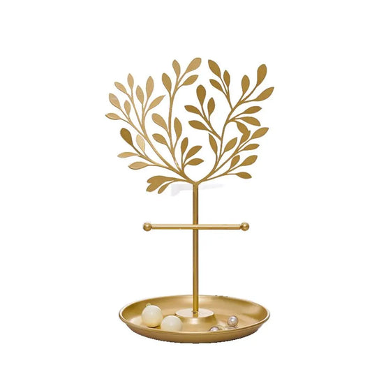 Arbre à bijoux en métal - Organisateur de bijoux avec branches pour suspendre vos accessoires - Garde Bijoux