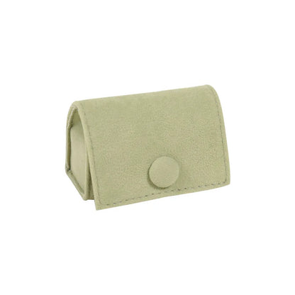 Pochette Emma - Pochette a bijoux en velours rose ouverte - Garde Bijoux