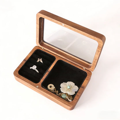 Boîte à bijoux Zélia - Boîte à bagues élégante avec fermeture aimantée - Garde Bijoux