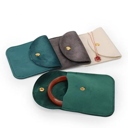 Pochette de voyage - Petite pochette douce avec bouton pression - Garde Bijoux