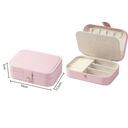 Boîte de voyage Huguette - comparaison des coloris blanc noir et rose disponibles - Garde Bijoux
