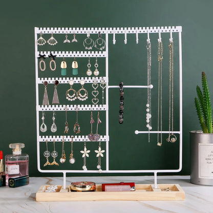 Porte-bijoux en métal - Porte-colliers et boucles d'oreilles moderne - Garde Bijoux