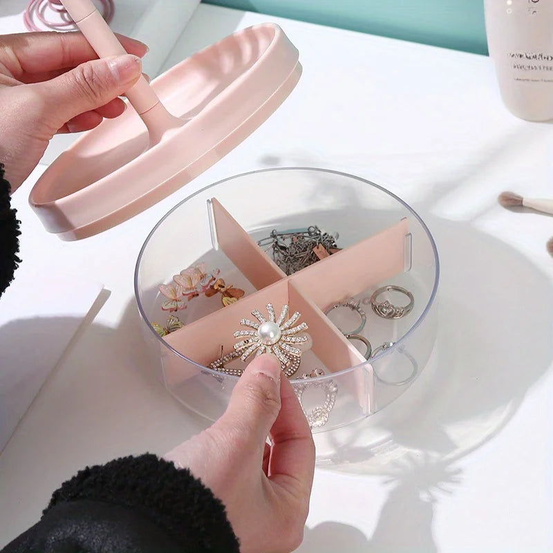 Arbre à bijoux avec socle - Présentoir à bijoux avec compartiments - Garde Bijoux