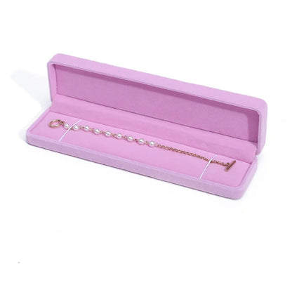Écrin à bijoux velours - Boîte à bijoux en velours doux - Garde Bijoux