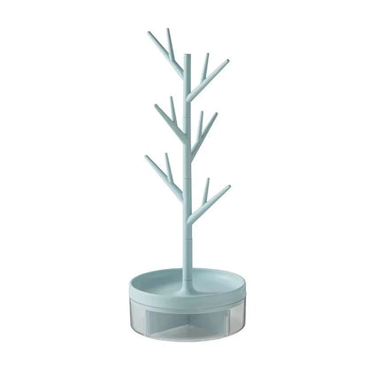 Arbre à bijoux avec socle - Rangement bijoux multifonction - Garde Bijoux