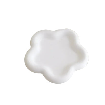 Coupelle à bijoux fleur - Coupelle ronde evasee motif floral pour table de chevet - Garde Bijoux