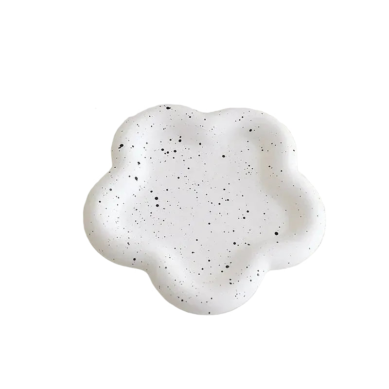 Coupelle à bijoux fleur - Plateau de rangement pour colliers en forme de fleur - Garde Bijoux
