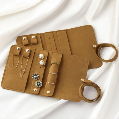 Pochette de voyage Odette - Intérieur aménagé d'une pochette souple pour accessoires - Garde Bijoux