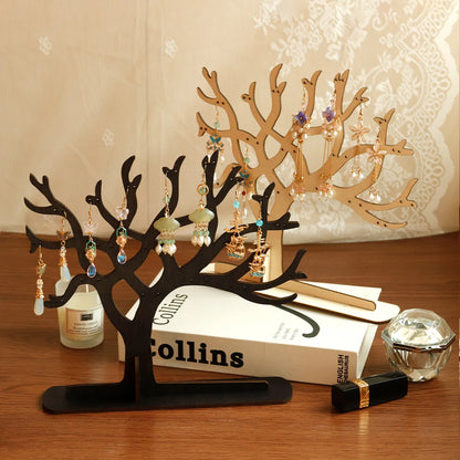 Arbre à bijoux - Arbre à bijoux en bois naturel - Garde Bijoux