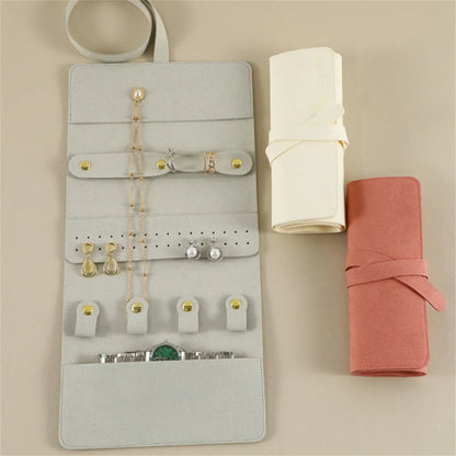 Pochette de voyage Odette - Rangement de voyage souple Odette pour colliers - Garde Bijoux