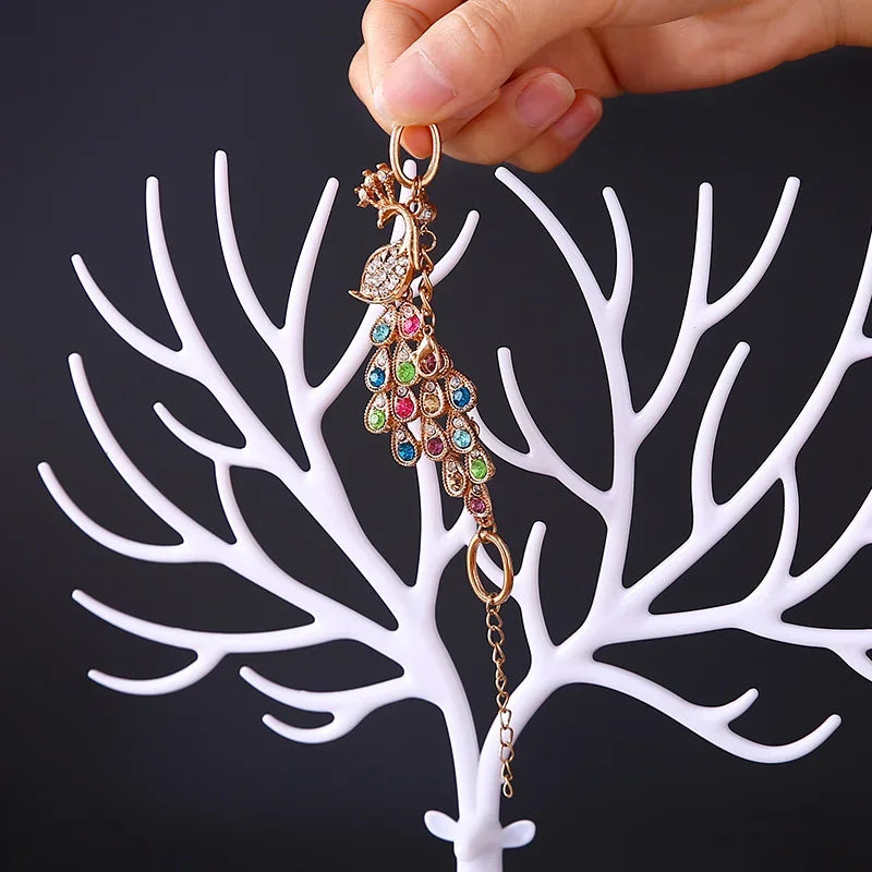 Porte-bijoux arbre - Organisateur de bijoux avec branches décoratives - Garde Bijoux