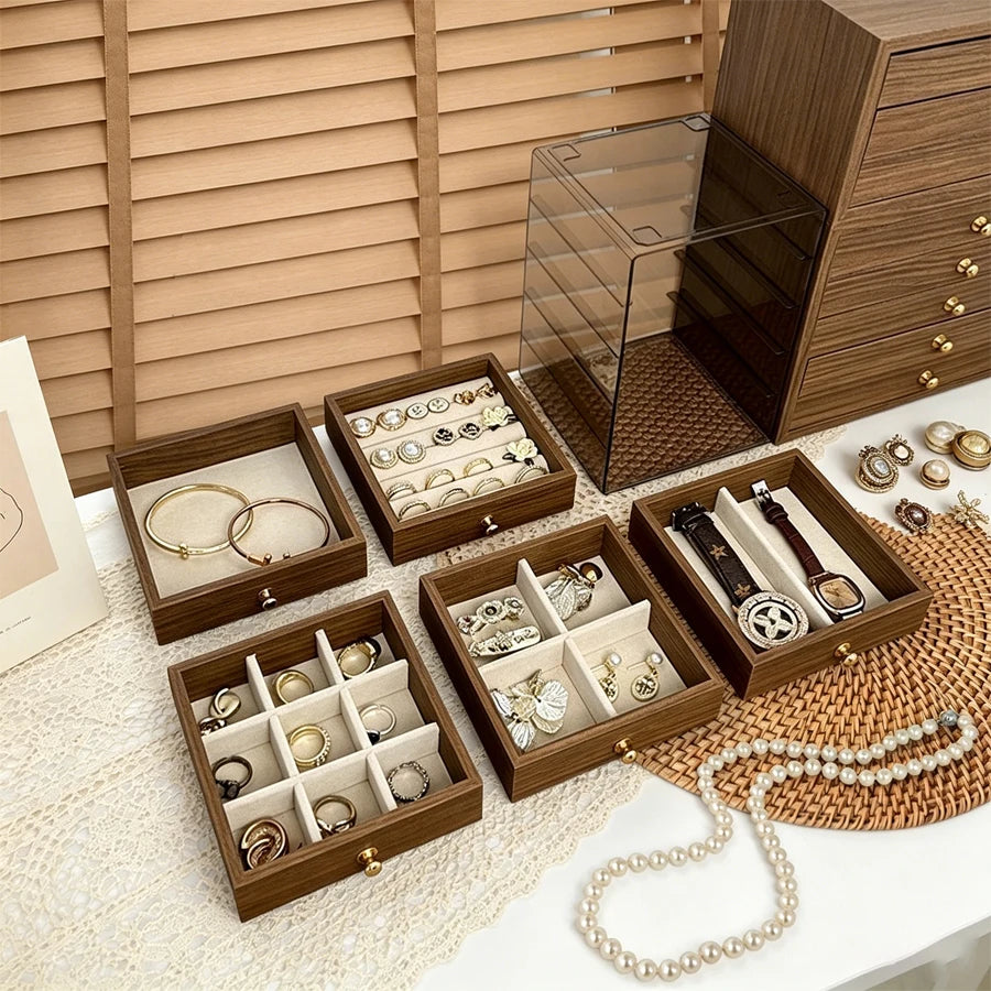 Boîte Yvonna - Fermoir dore sur tiroir de boite a bijoux - Garde Bijoux