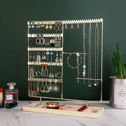 Porte-bijoux en métal - Porte-bijoux multi-niveaux en métal - Garde Bijoux