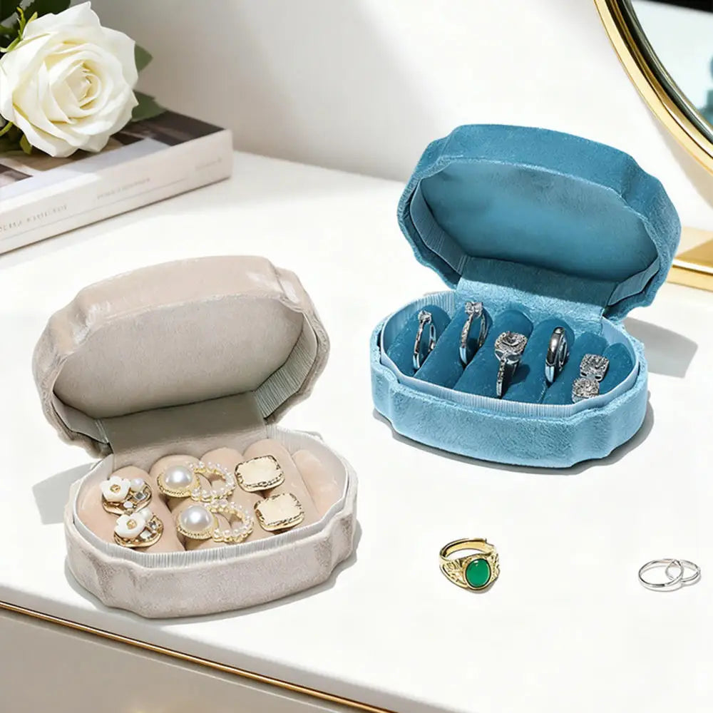 Écrin Vivianne - Ecrin a bijoux compact rose - Garde Bijoux