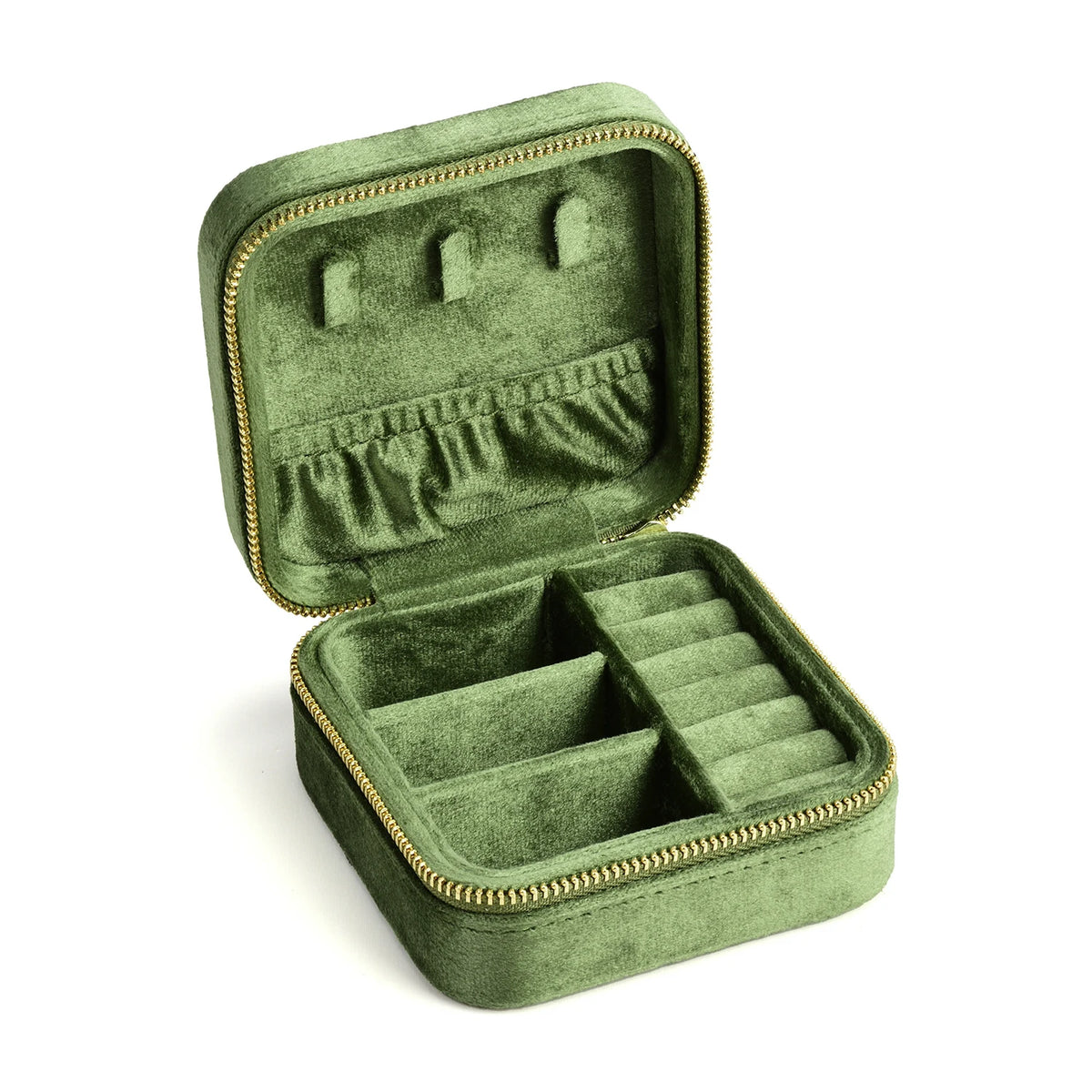 Boîte de voyage Camille - Petite trousse à bijoux portable couleur retro - Garde Bijoux