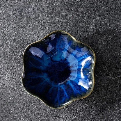 Coupelle à bijoux lotus - Coupelle decorative en ceramique emaille - Garde Bijoux