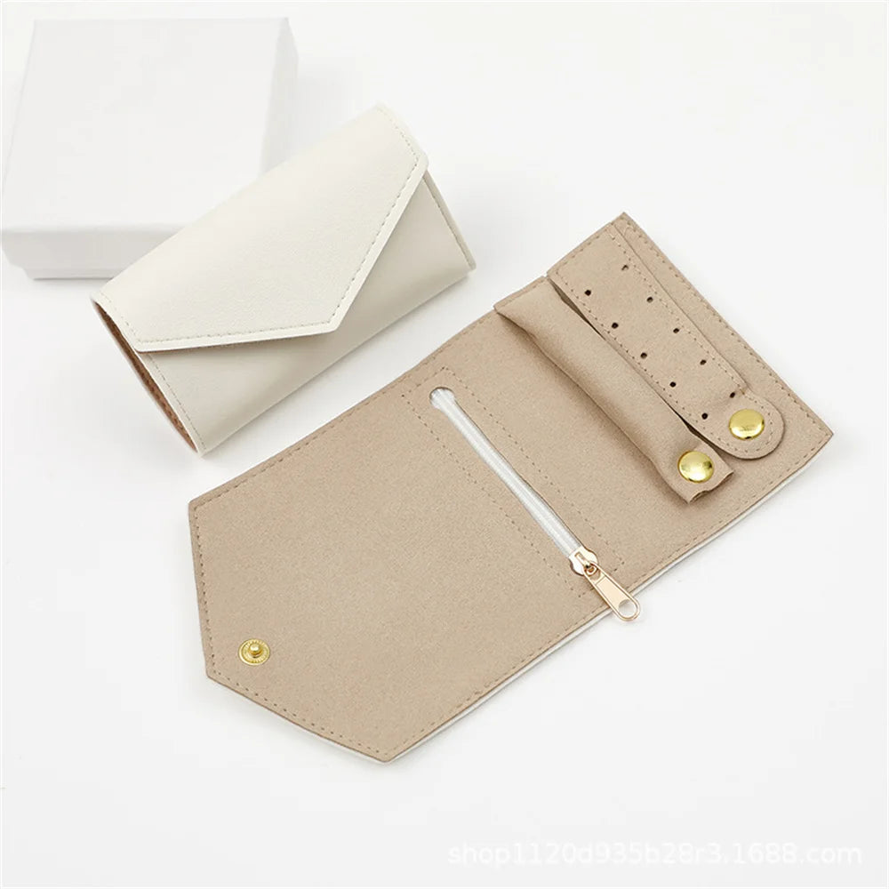 Pochette de voyage Gisèle - Pochette à bijoux fermée format enveloppe - Garde Bijoux