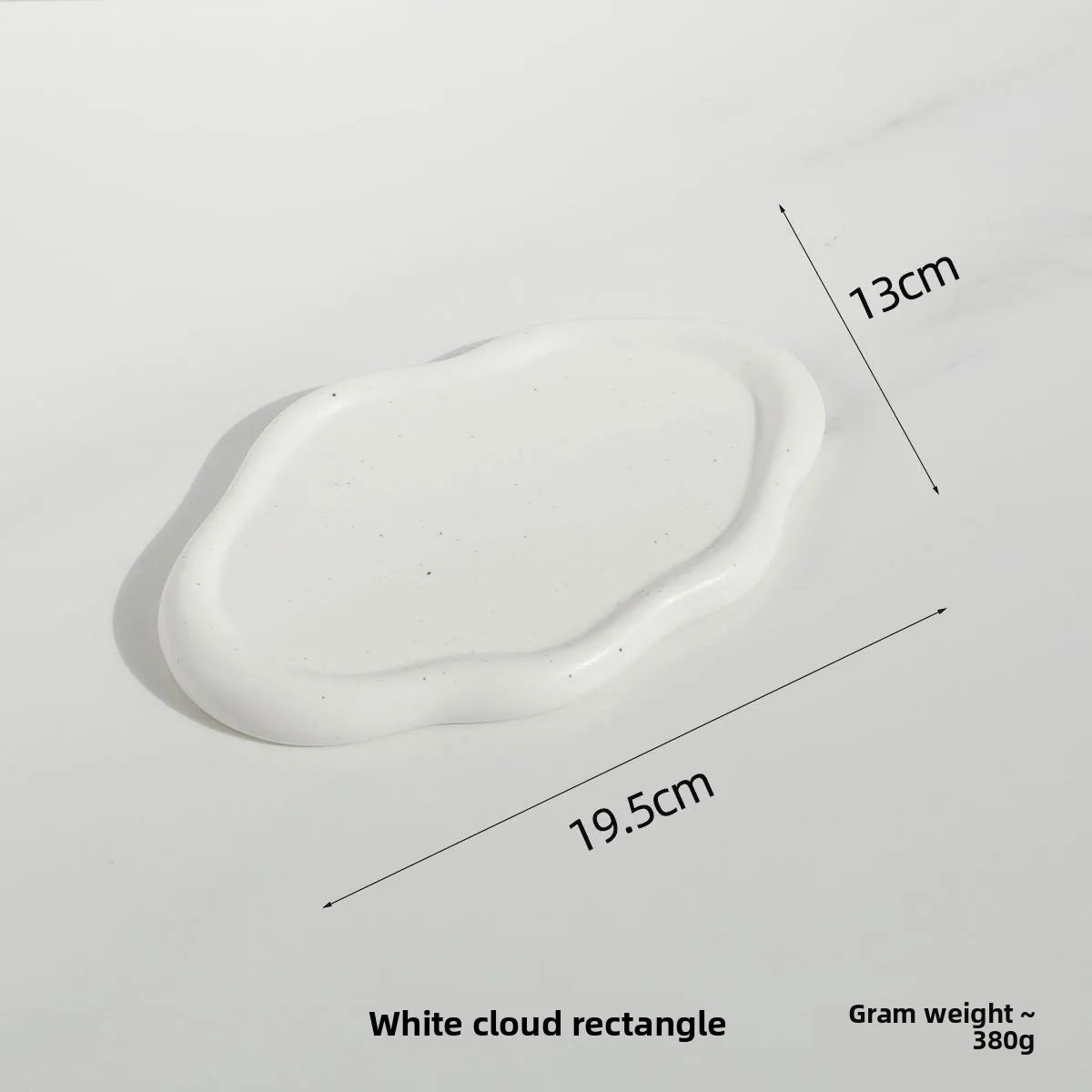 Coupelle à bijoux nuage - Coupelle à bijoux en céramique blanche forme nuage - Garde Bijoux