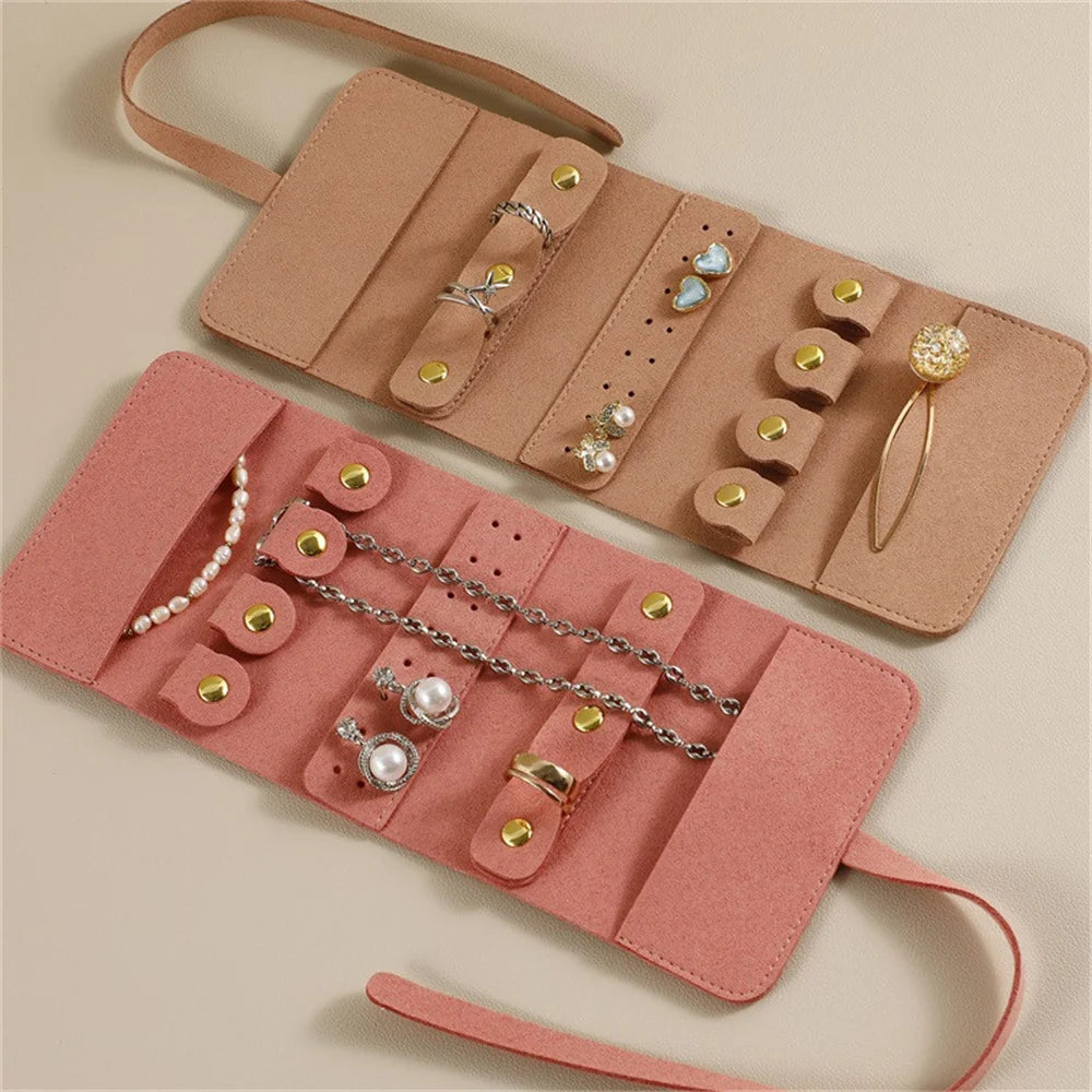 Pochette de voyage Odette - Pochette souple pour bagues et boucles d'oreilles - Garde Bijoux