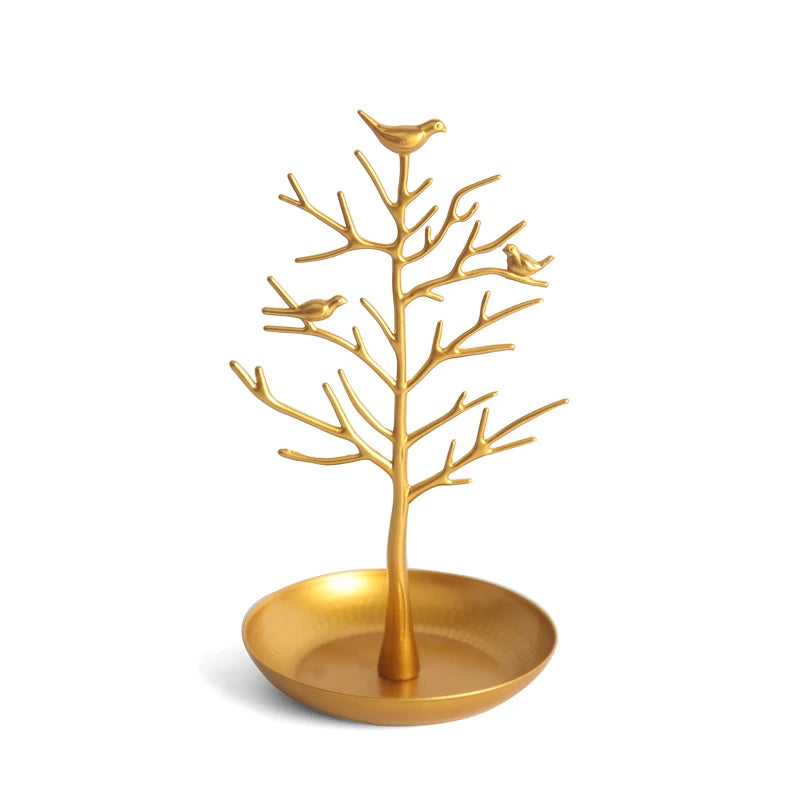 Arbre à bijoux oiseau - Organisateur de bijoux style arbre décoratif - Garde Bijoux