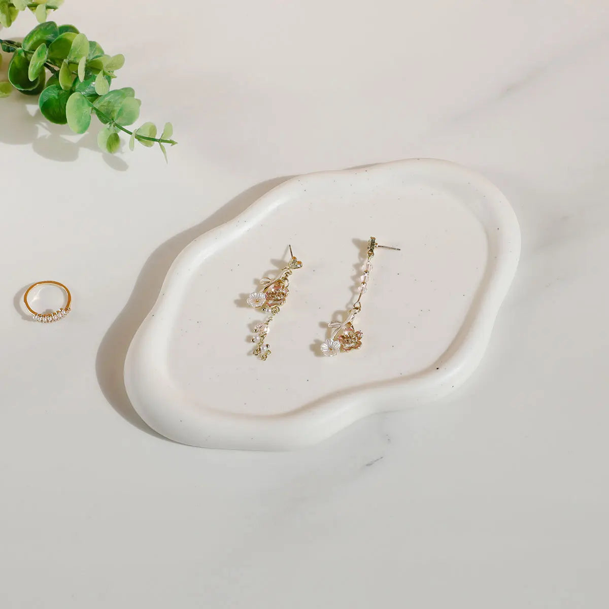 Coupelle à bijoux nuage - Coupelle de rangement pour boucles d'oreilles et anneaux - Garde Bijoux