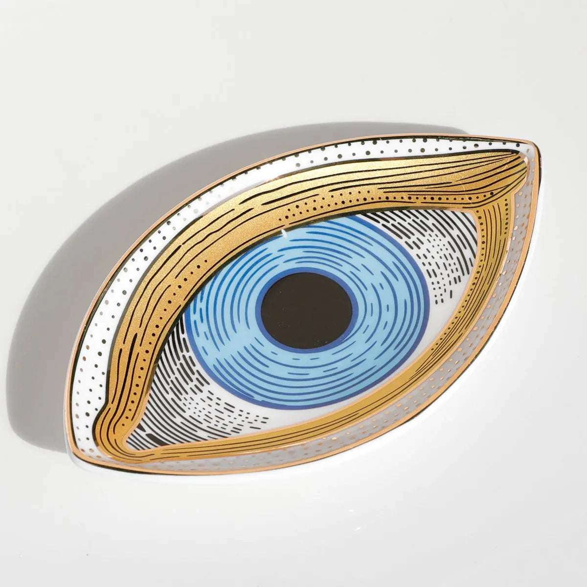 Coupelle à bijoux œil - Coupelle ronde ovale pour petits accessoires - Garde Bijoux