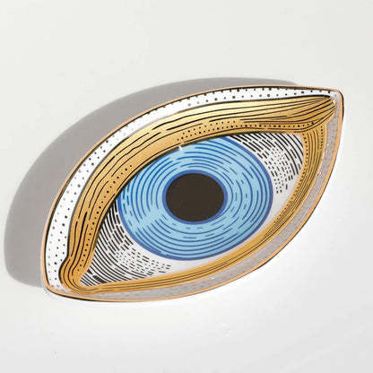 Coupelle à bijoux œil - Coupelle ronde ovale pour petits accessoires - Garde Bijoux