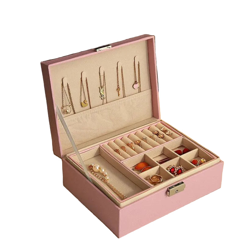 Boîte à bijoux Claire - Boîte de rangement élégante pour accessoires - Garde Bijoux