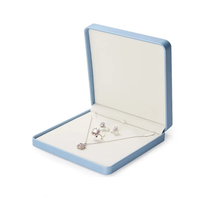 Écrin à bijoux en simili cuir - Boîte à bijoux élégante en similicuir - Garde Bijoux