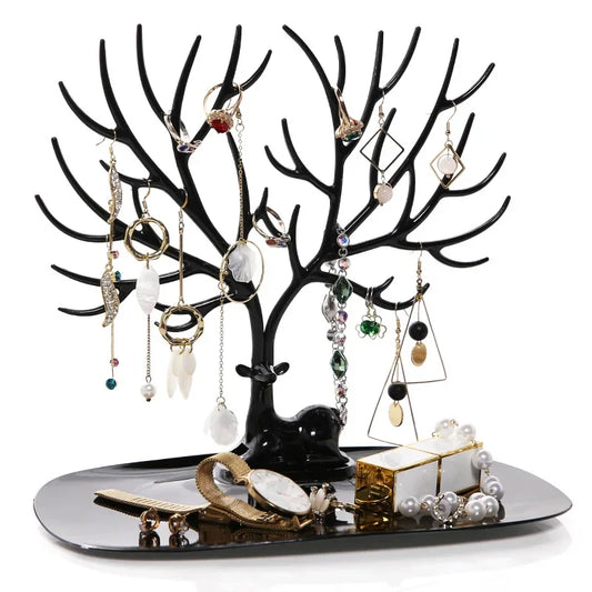 Porte-bijoux arbre - Arbre porte-colliers et boucles d'oreilles - Garde Bijoux