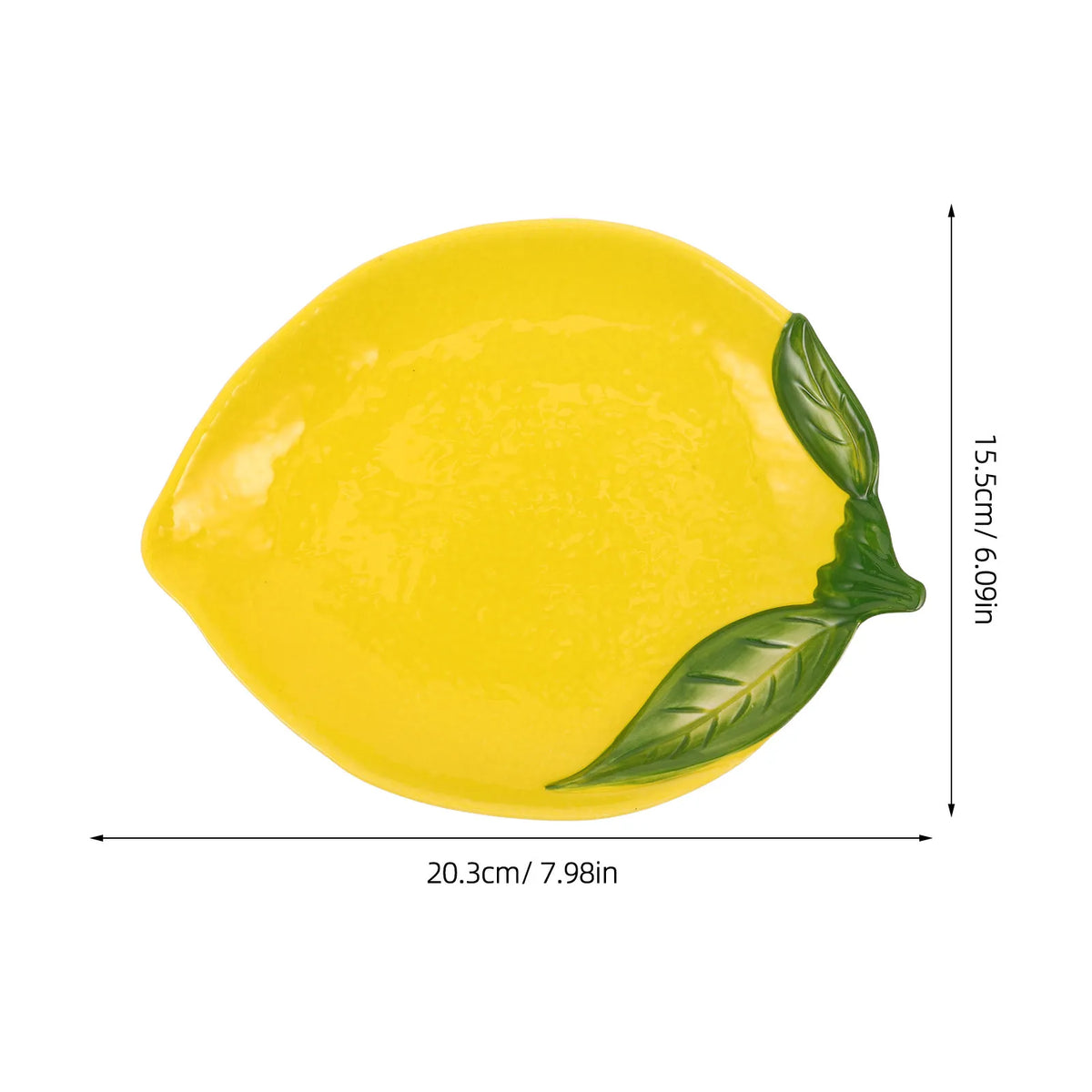 Coupelle à bijoux citron - Coupelle décorative en céramique pour bagues et boucles - Garde Bijoux