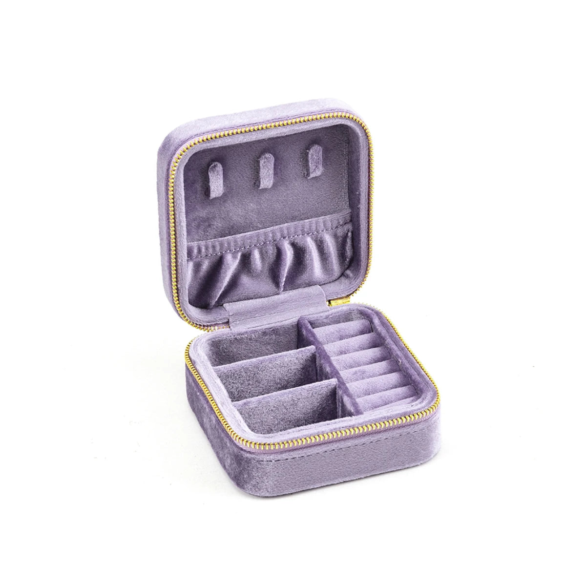 Boîte de voyage Camille - Petite trousse à bijoux portable couleur retro - Garde Bijoux