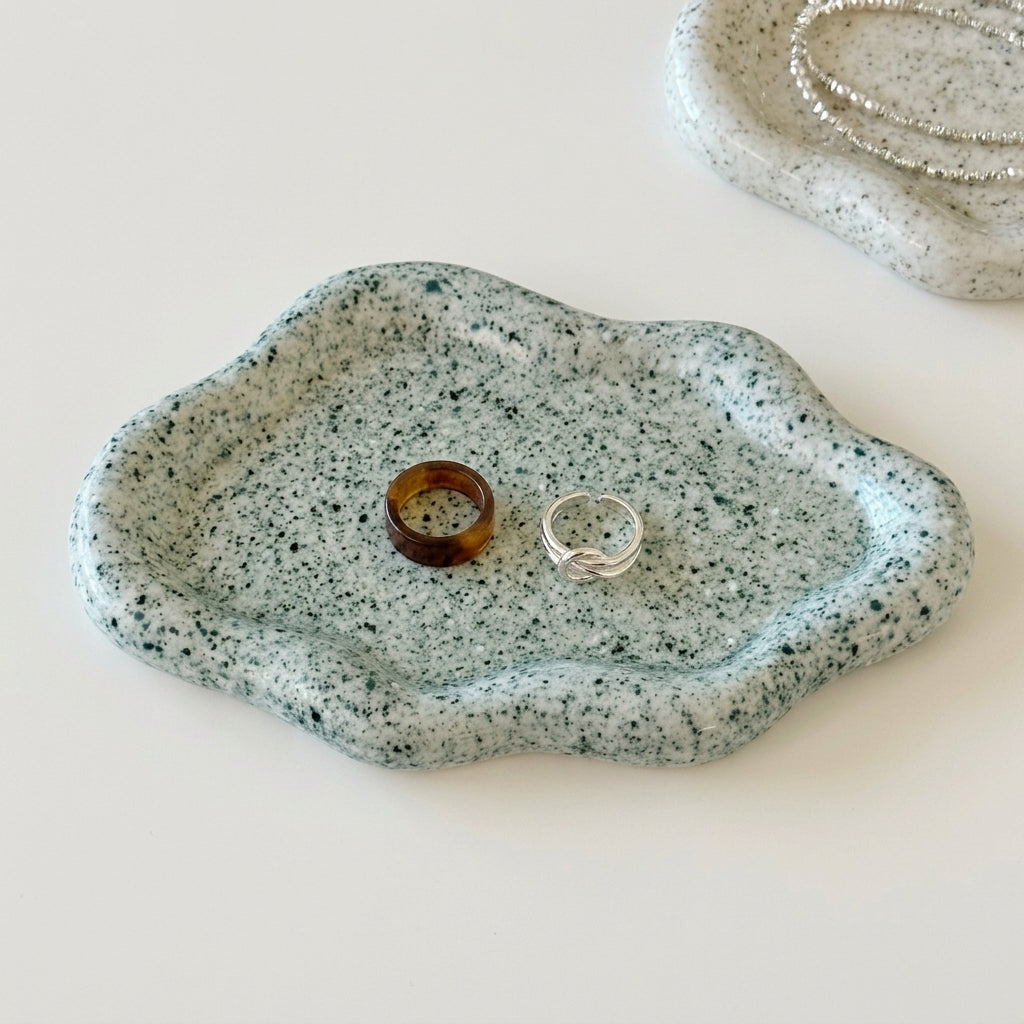 Coupelle à bijoux en céramique - Nuage Terrazzo